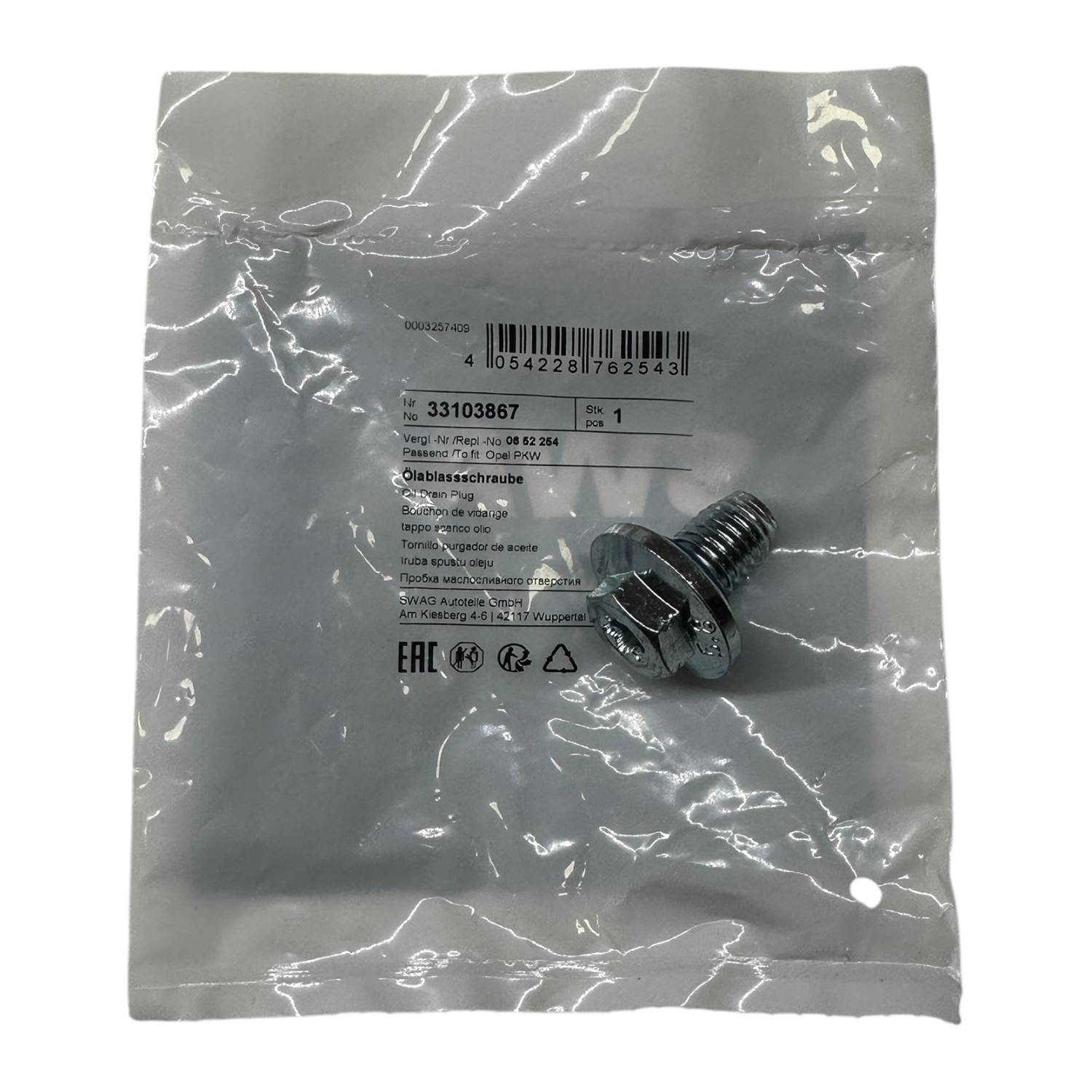 Opel İnsignia B 1.6 Karter Tapası Swag Marka 33103867