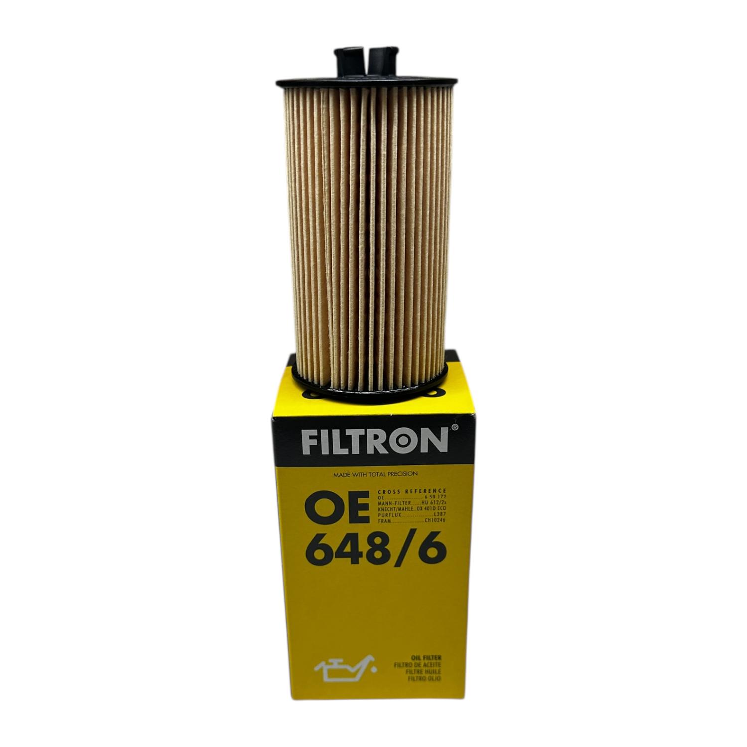 Opel Astra J 1.4-1.6 Benzinli Motor Yağ Filtresi Filtron Marka OE648/6