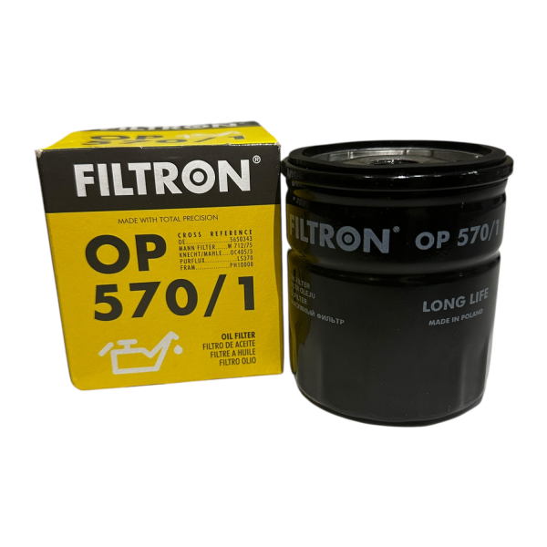 Opel Corsa B 1.2-1.4 Benzinli Motor Yağ Filtresi Filtron Marka OP570/1