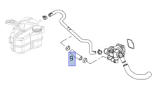 Opel Corsa D 1.3 Dizel Motor Termostat Ara Boru İbraş Marka 14973