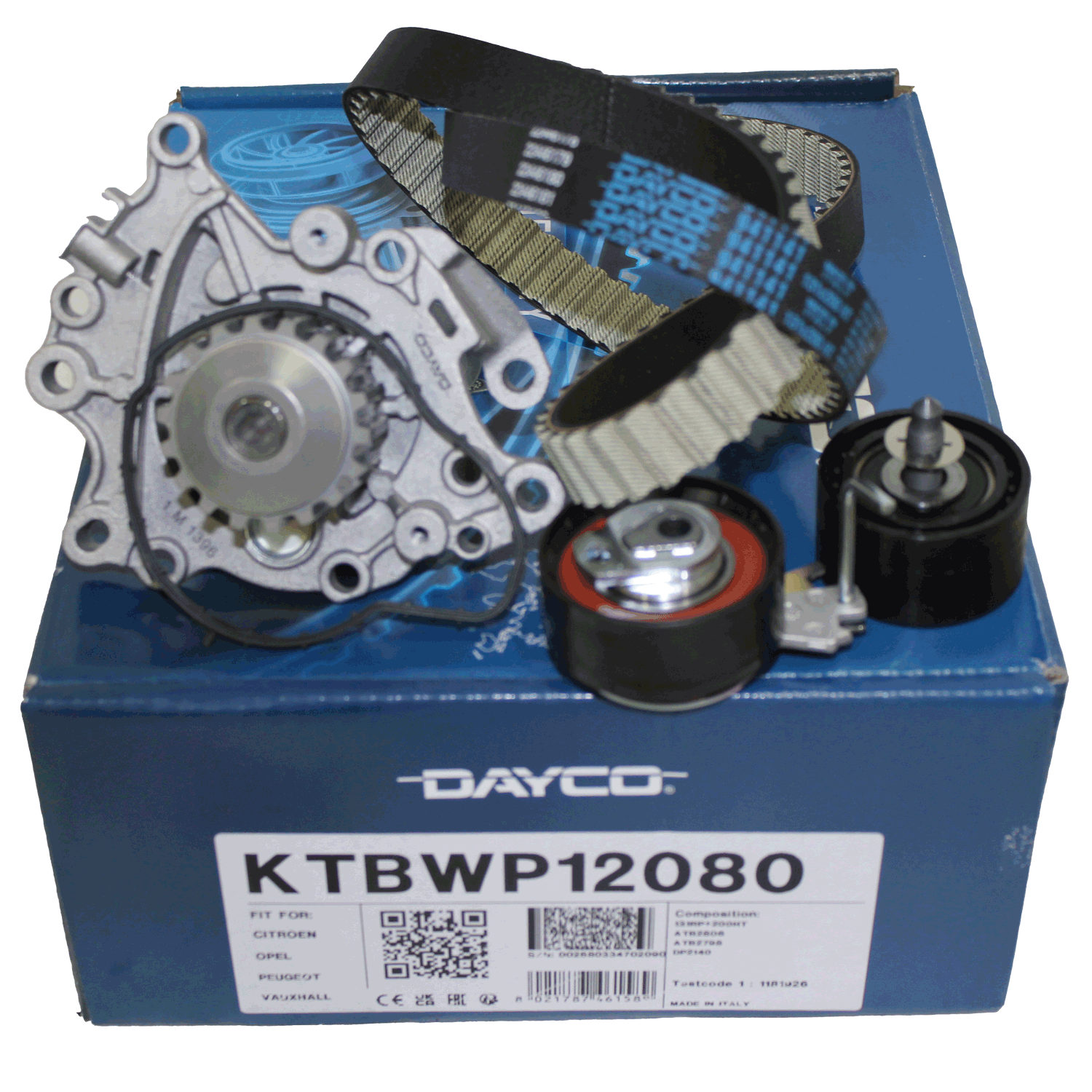 Opel Grandland 1.5 Dizel Triger Seti ve Devirdaim Dayco Marka KTBWP12080