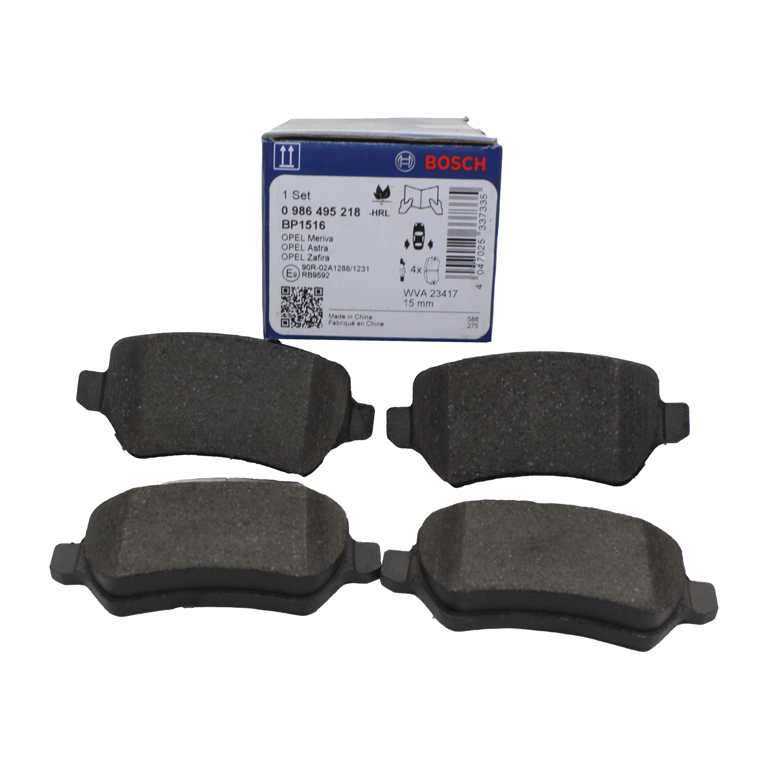 Opel Mokka B Ön Fren Balata Takımı Bosch Marka BOS-0986494564