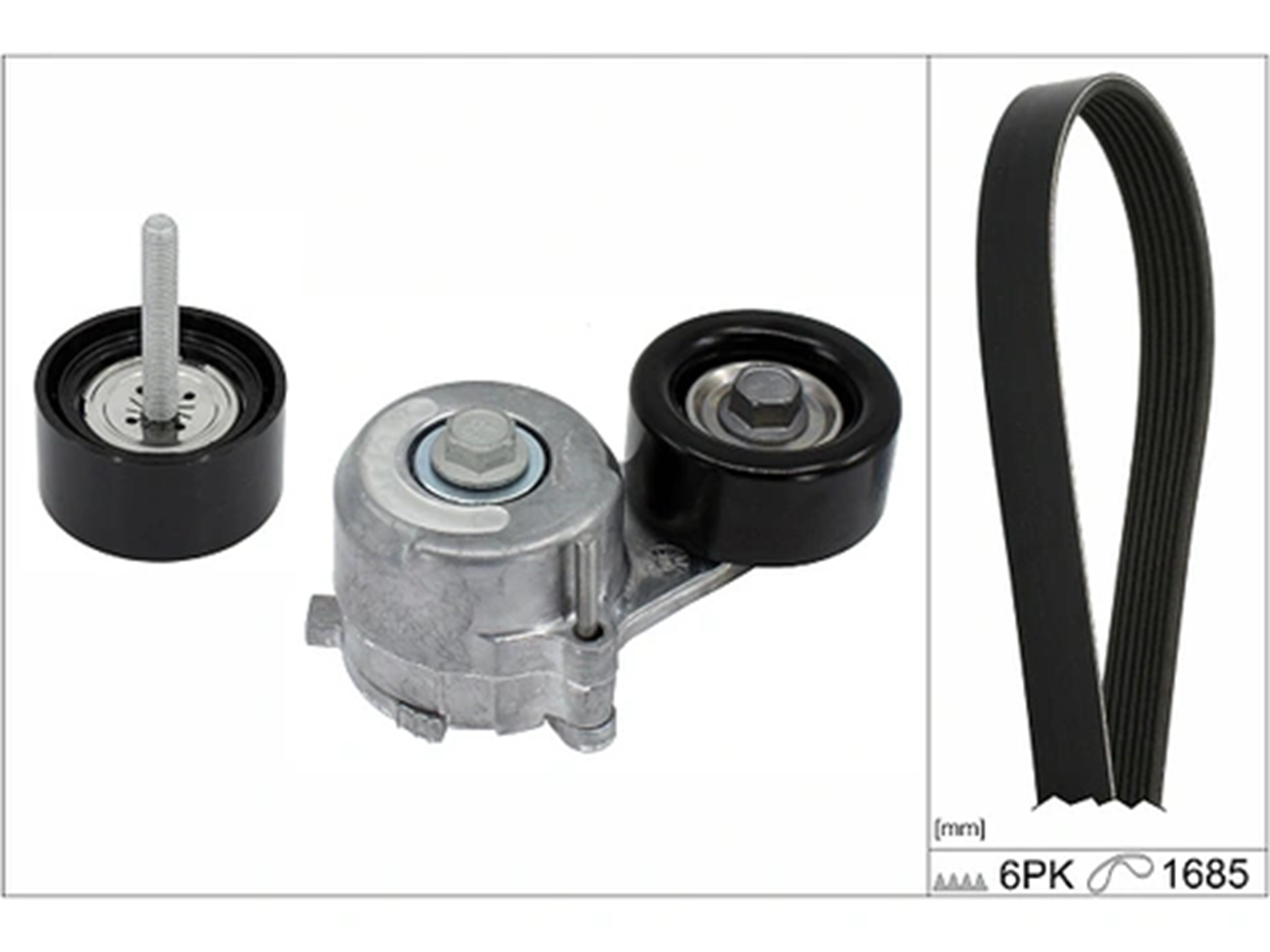 Opel İnsignia A16XHT Motor V Kayış Seti İna Marka 529042110