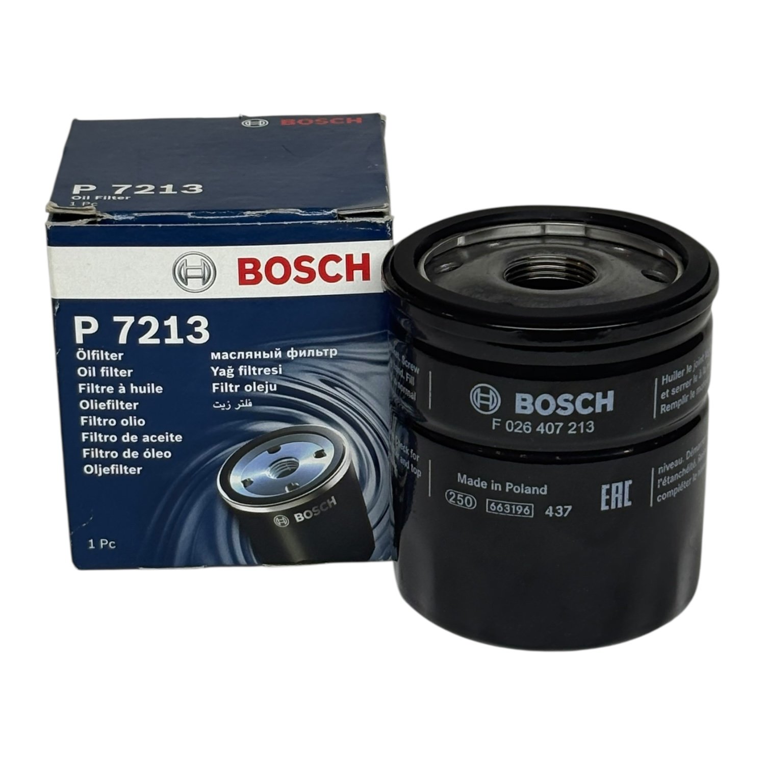 Opel Corsa E 1.0 Benzinli Motor Yağ Filtresi Bosch Marka