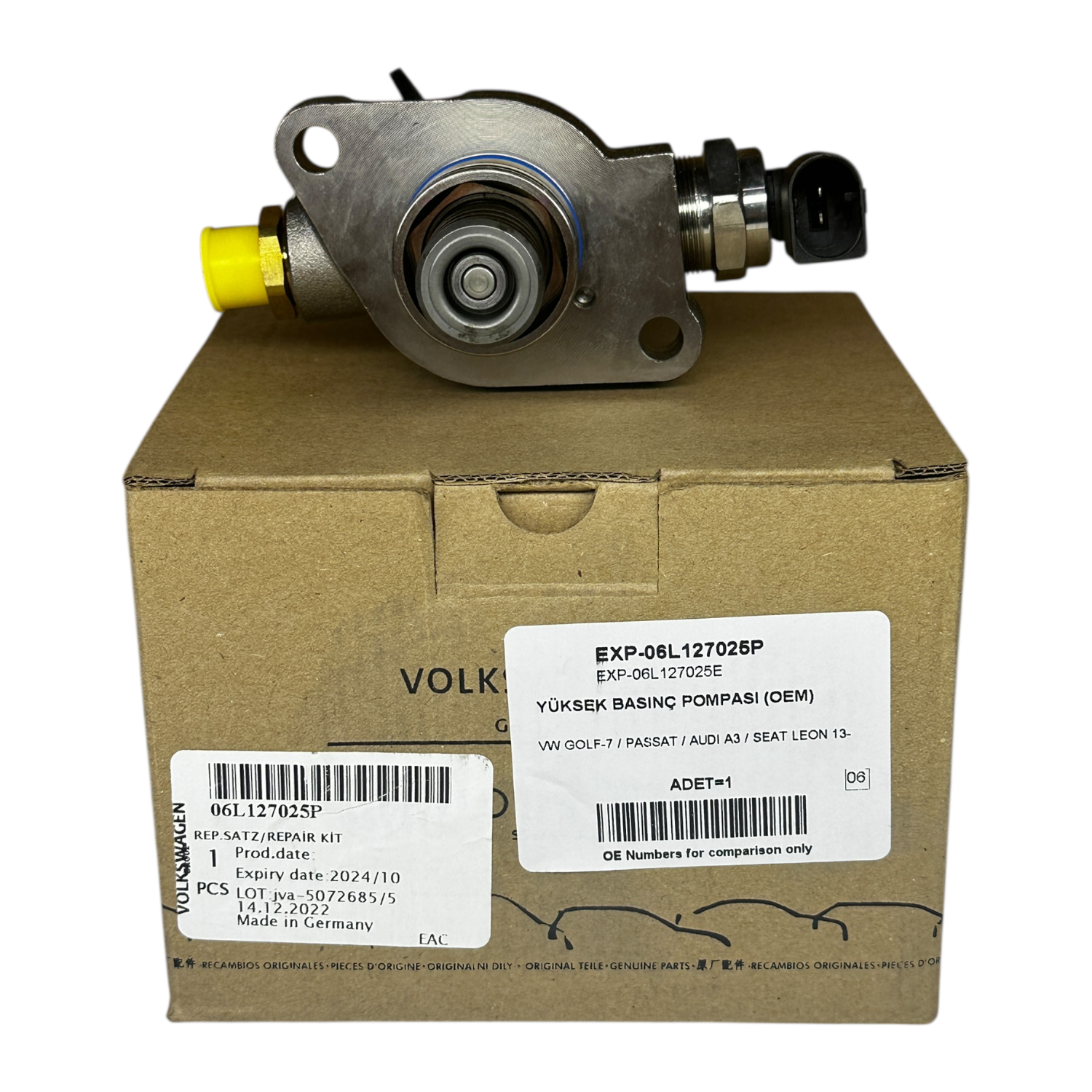 Volkswagen Passat 2.0 Motor Yüksek Basınç Pompası 06L127025P