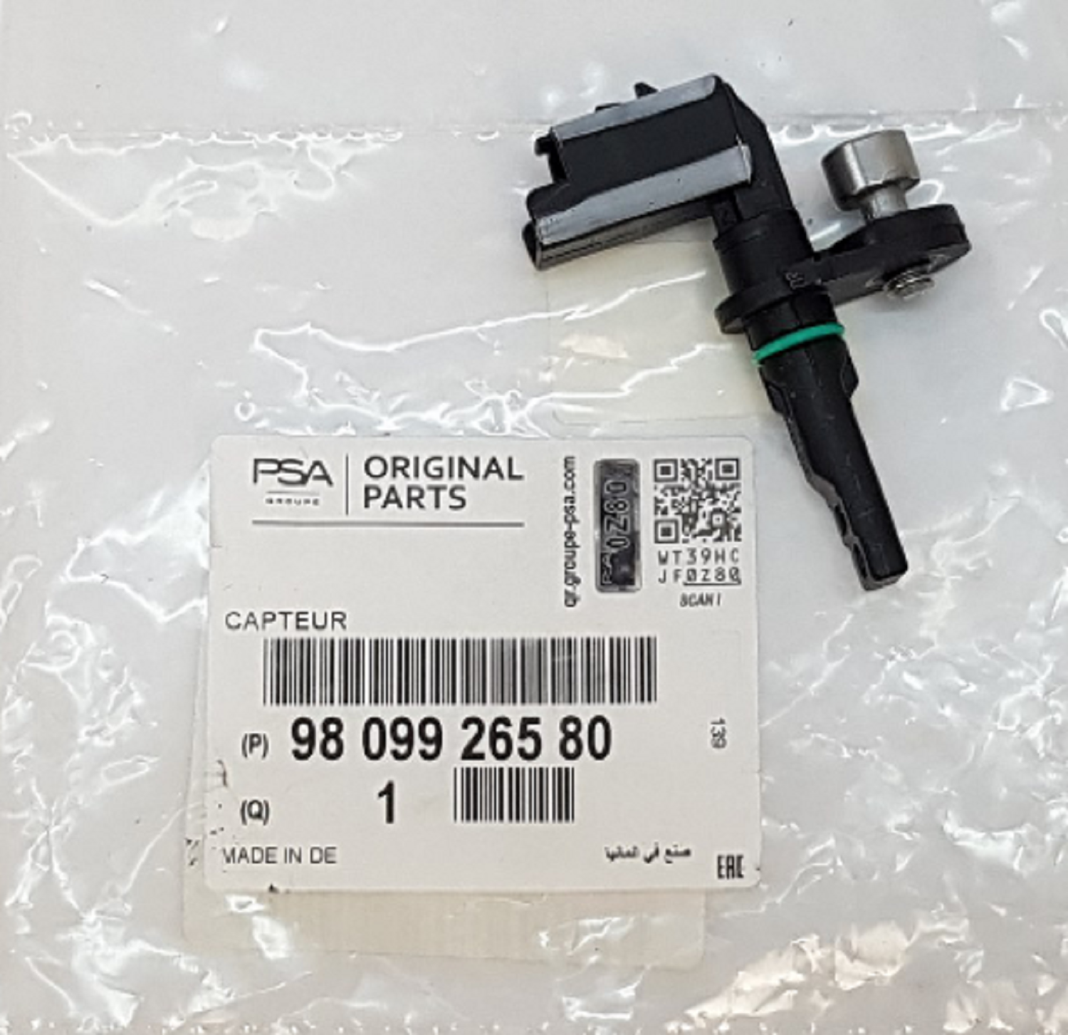 Opel Zafira Life Arka Abs Sensörü Psa Marka 9809926580