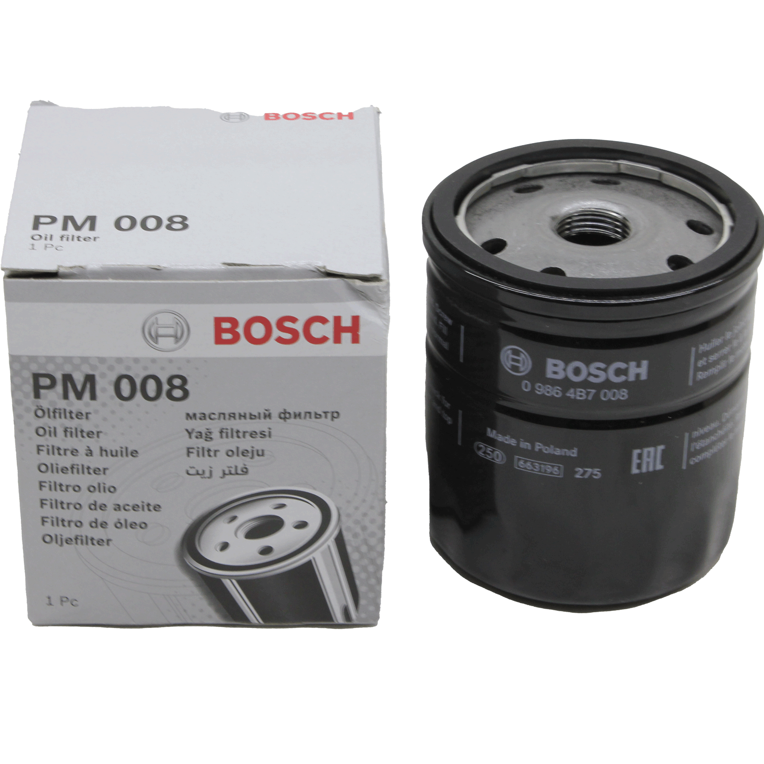 Opel Corsa B 1.2-1.4 Benzinli Motor Yağ Filtresi Bosch Marka