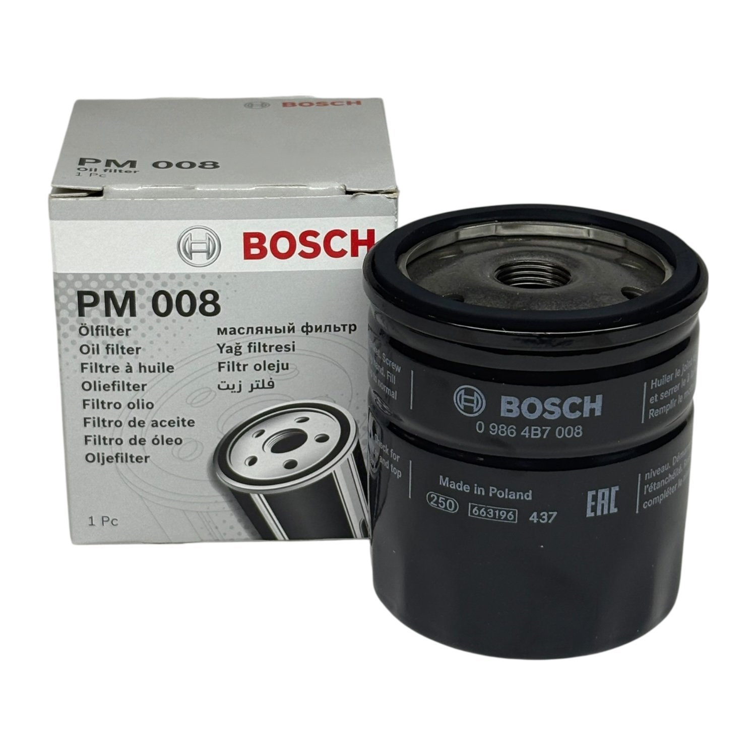 Opel Corsa B 1.2-1.4  Benzinli Motor Yağ Filtresi Bosch Marka