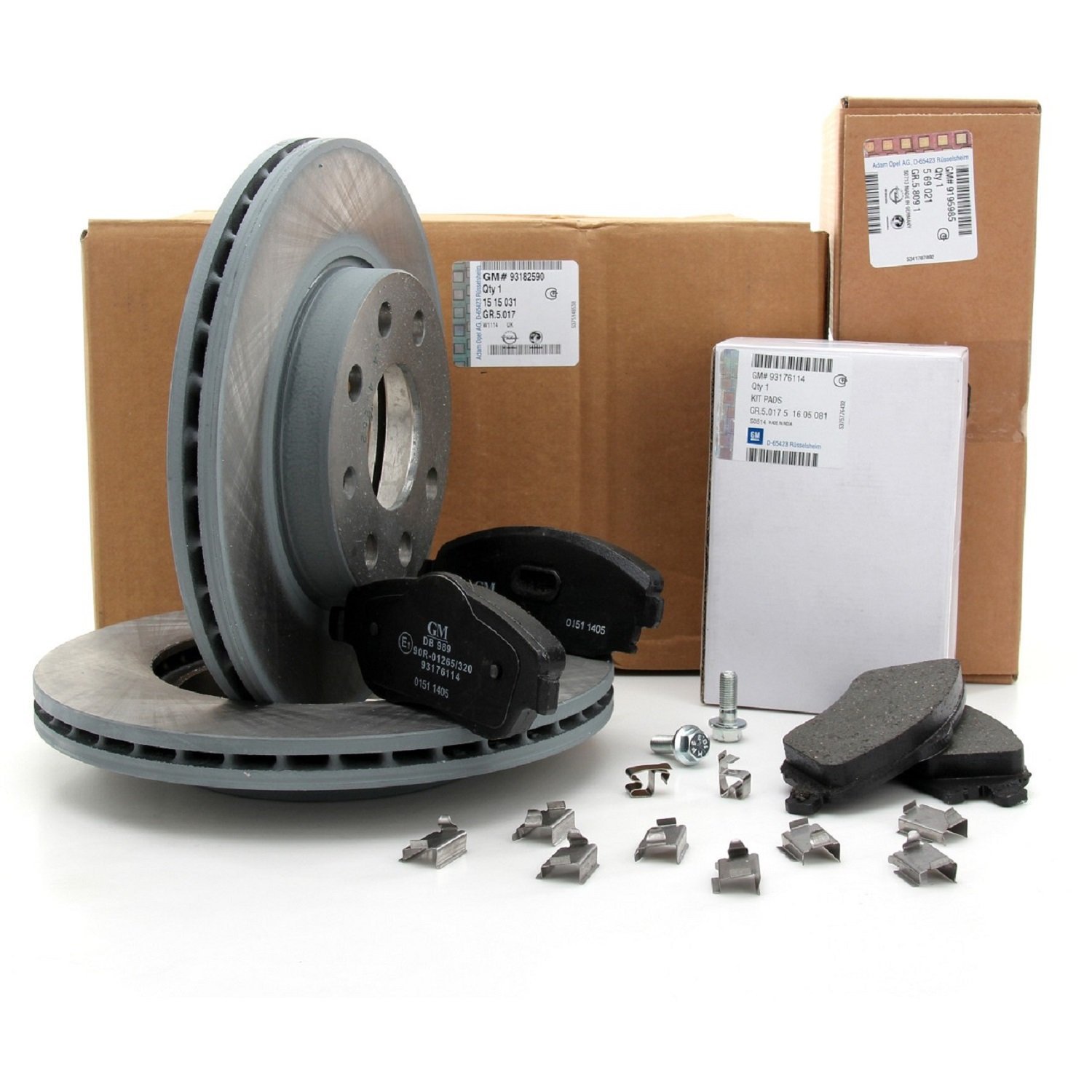 Opel Corsa C 1.0 / 1.2 Benzinli Motor Ön Fren Disk ve Ön Balata Takımı (Absli) Gm Marka 93182590