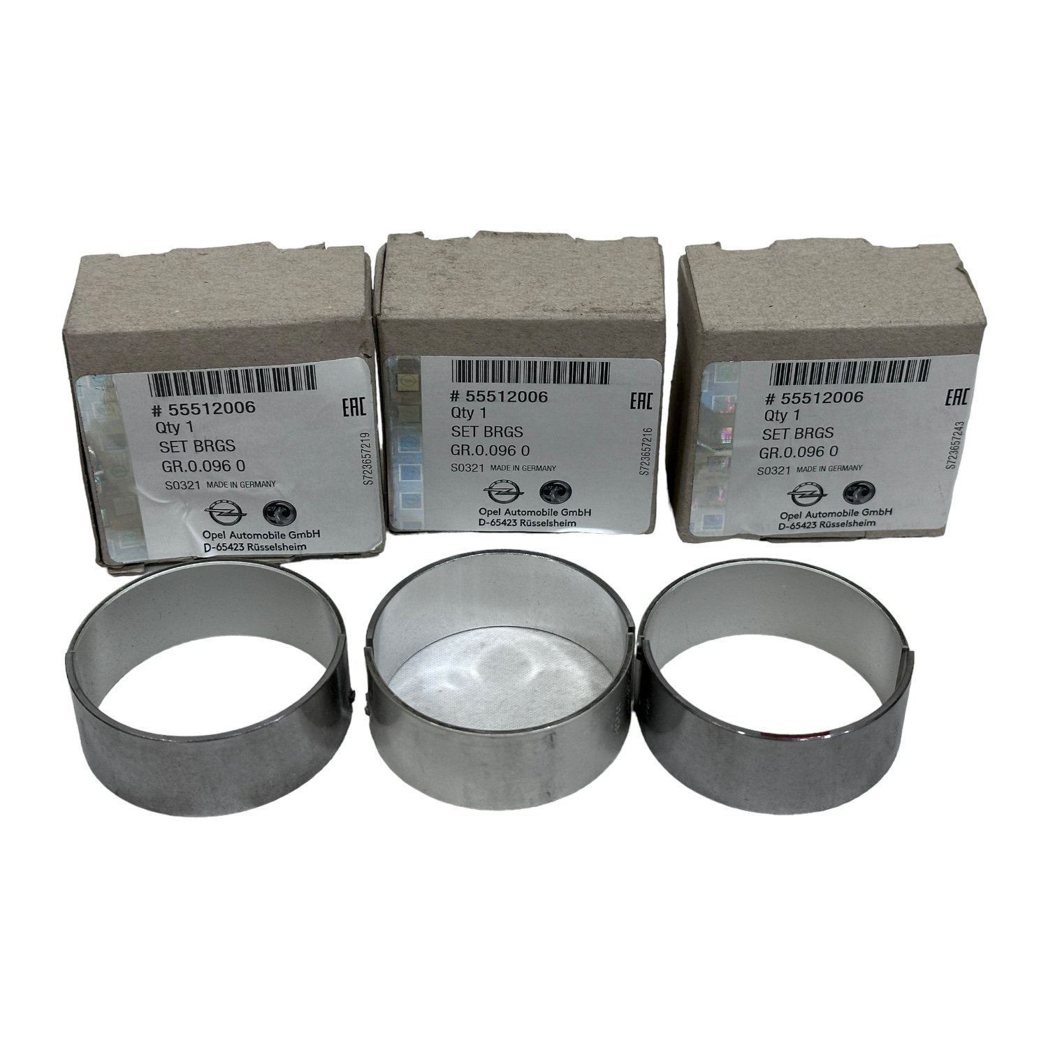 Opel Astra K 1.5 Dizel Motor Kol Yatak Takımı Psa Marka 55512006