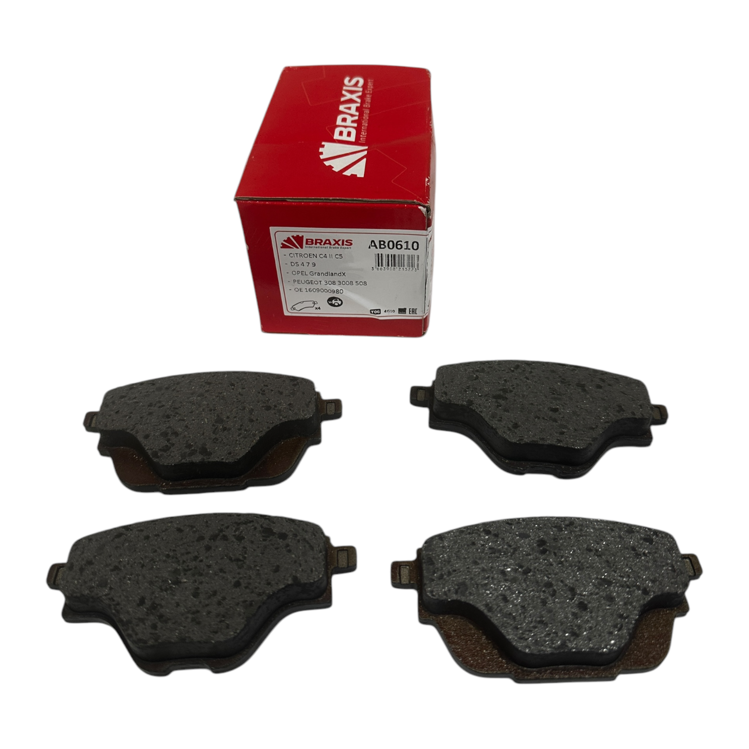 Opel Grandland Arka Fren Balatası Braxis Marka AB0610