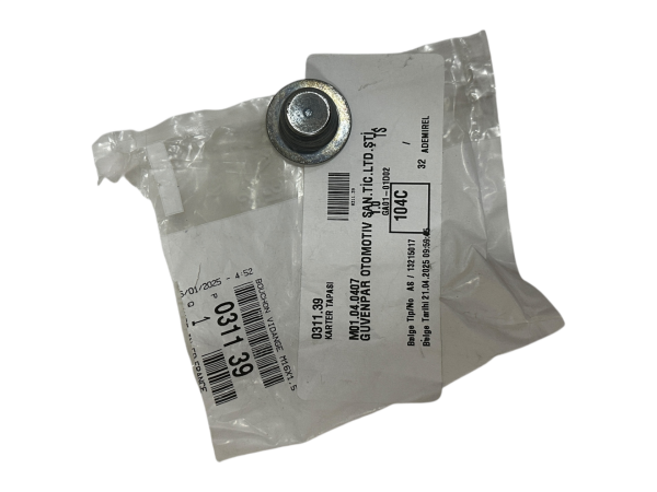 Opel Combo E 1.5 Dizel Motor Yağ Karter Tapası Psa Marka 0311.39