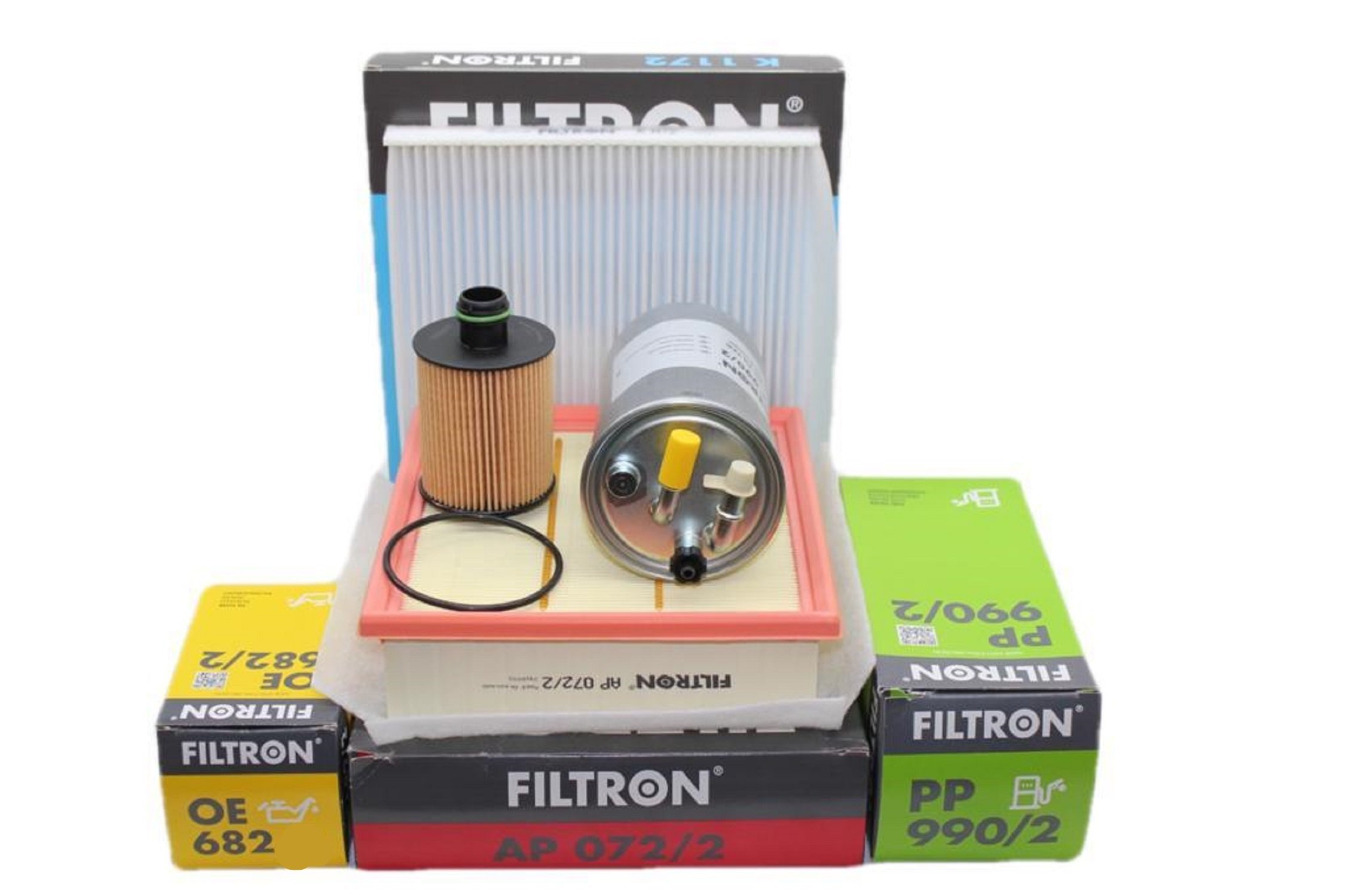 Opel Corsa D 2010/2011 1.3 (Z13DTJ) Dizel Motor Bakım Filtre Seti (Pimli Yağ Filtresi) Filtron Marka