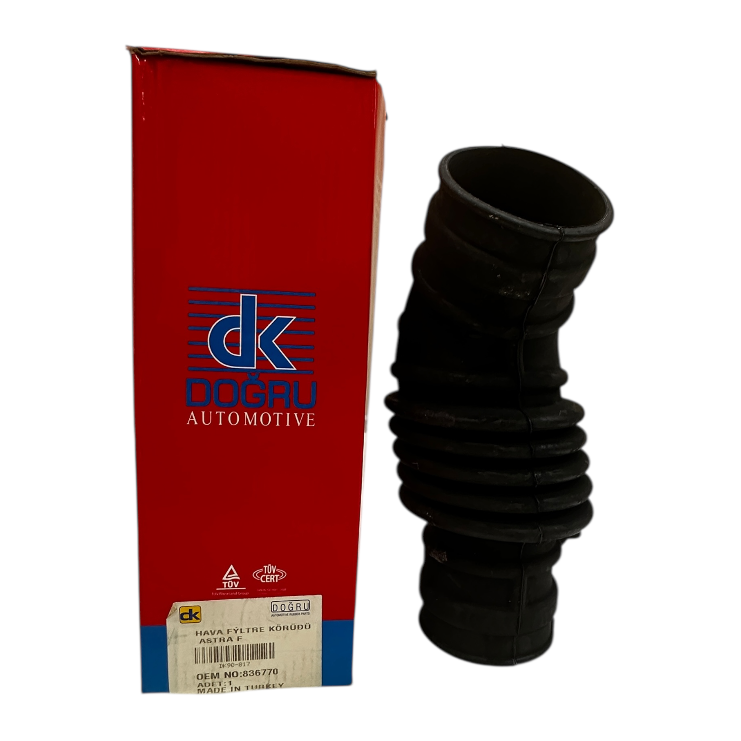Opel Astra F 1.4 Motor Hava Filtre Hortumu Dka Marka DKA-817