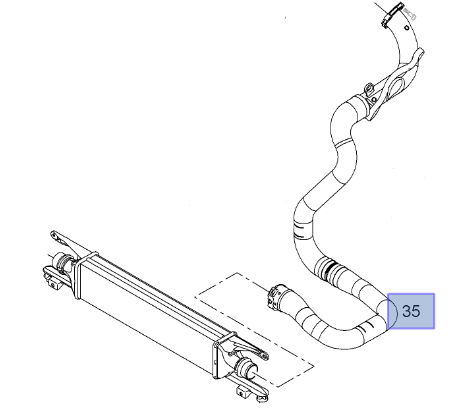 Opel Corsa D Z13DTJ Dizel Motor Turbo Giriş Hortumu İbraş Marka