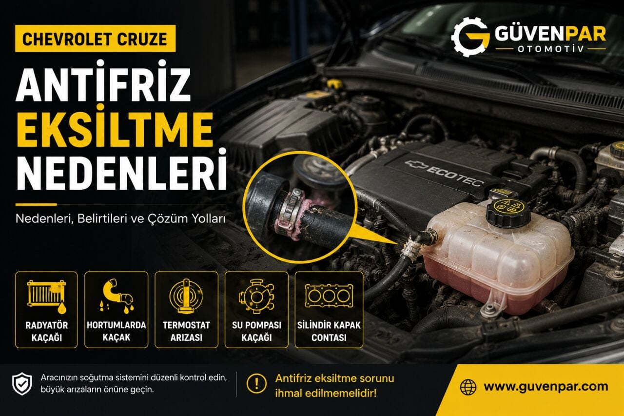 Chevrolet Cruze Antifriz Eksiltme Nedenleri