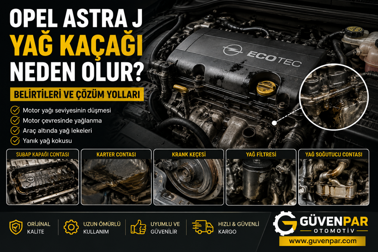 Opel Astra J Yağ Kaçağı Neden Olur? Belirtileri ve Çözüm Yolları
