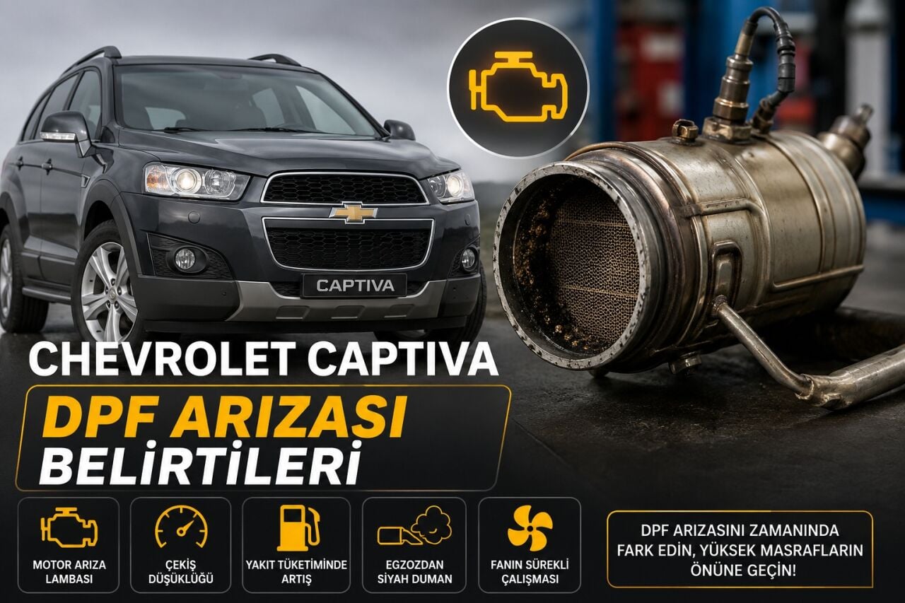 Chevrolet Captiva DPF Arızası Belirtileri Nelerdir? Neden Olur ve Nasıl Çözülür?