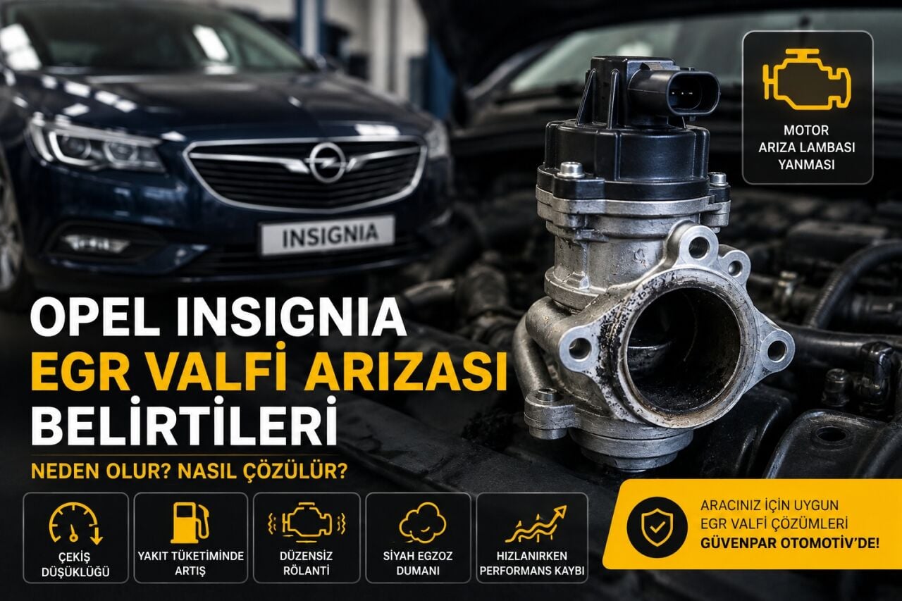 Opel Insignia EGR Valfi Arızası Belirtileri Nelerdir?