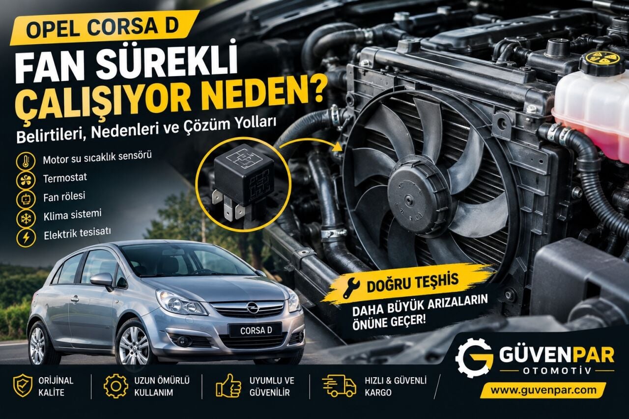 Opel Corsa D Fan Sürekli Çalışıyor Neden?