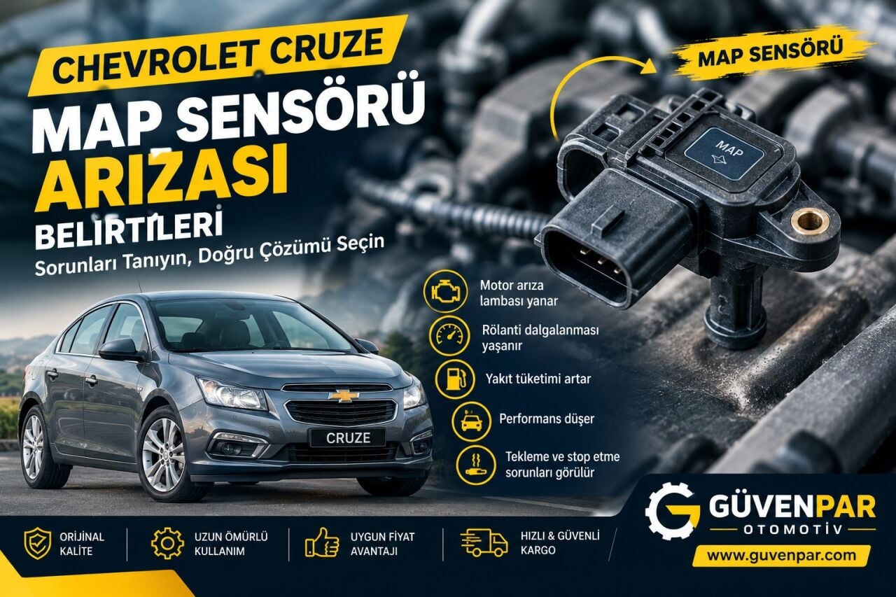 Chevrolet Cruze MAP Sensörü Arızası Belirtileri ve Çözüm Yolları