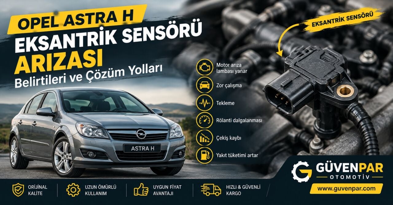 Opel Astra H Eksantrik Sensörü Arızası Belirtileri