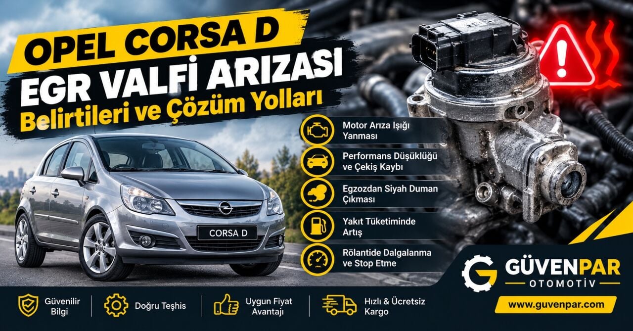 Opel Corsa D EGR Valfi Arızası Belirtileri