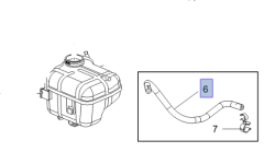 Opel İnsignia Z18XER Benzinli Motor Yedek Su Depo Hortumu İbraş Marka