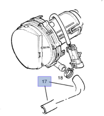 Opel Vectra B X25XEV Motor Sekonder Hava Hortumu İbraş Marka