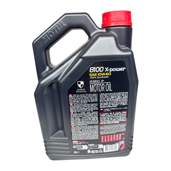 Motul 8100 X-power 10w60 4 Litre Motor Yağı 2024 Üretim