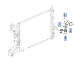 Chevrolet Cruze 1.6 Benzinli Motor Radyatör Çıkış Borusu İbraş Marka IBR-25182