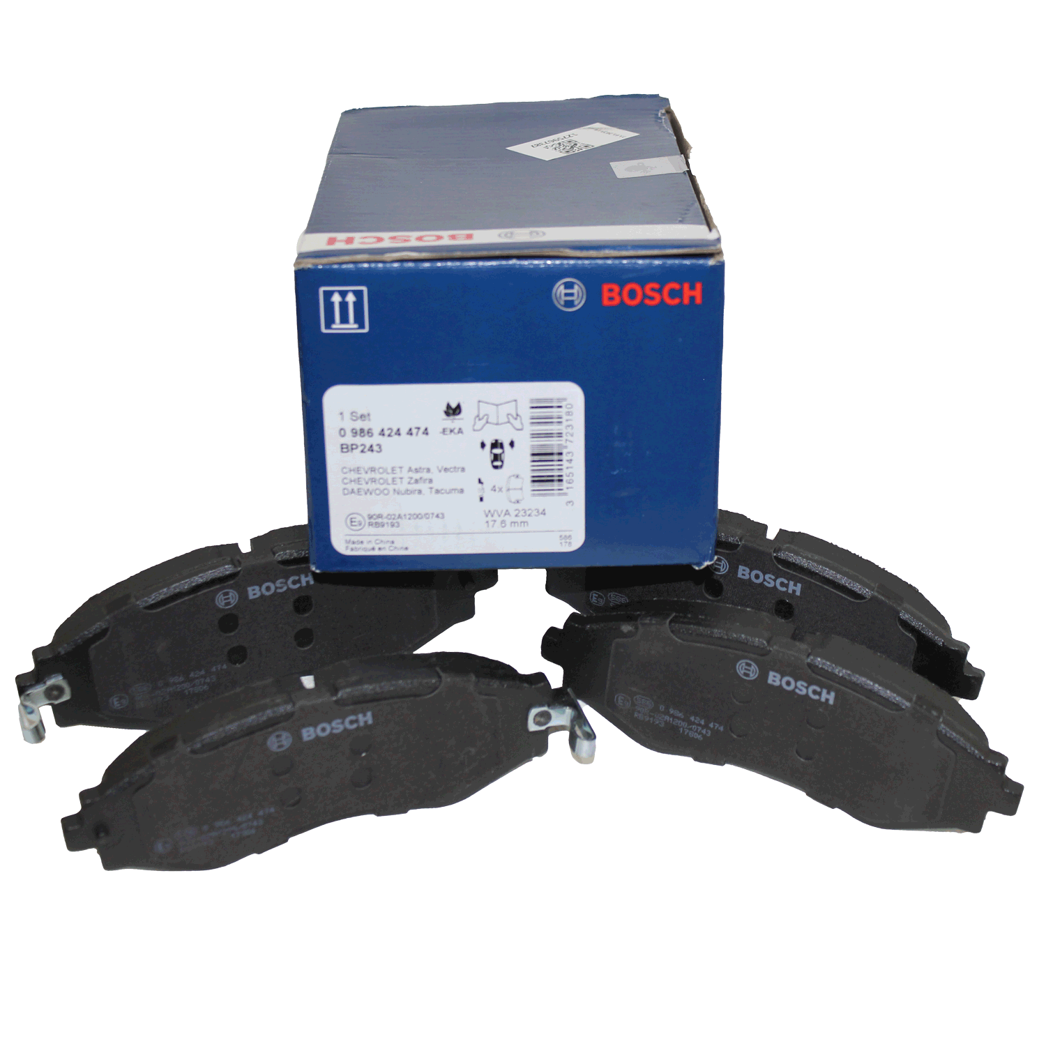 Chevrolet Lacetti Ön Fren Balatası Bosch Marka BOS-0986424474