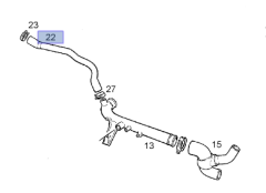 Opel Astra G 1.4-1.6 Motor Blok Su Dağıtıcı Ara Hortumu İbraş Marka IBR-21191