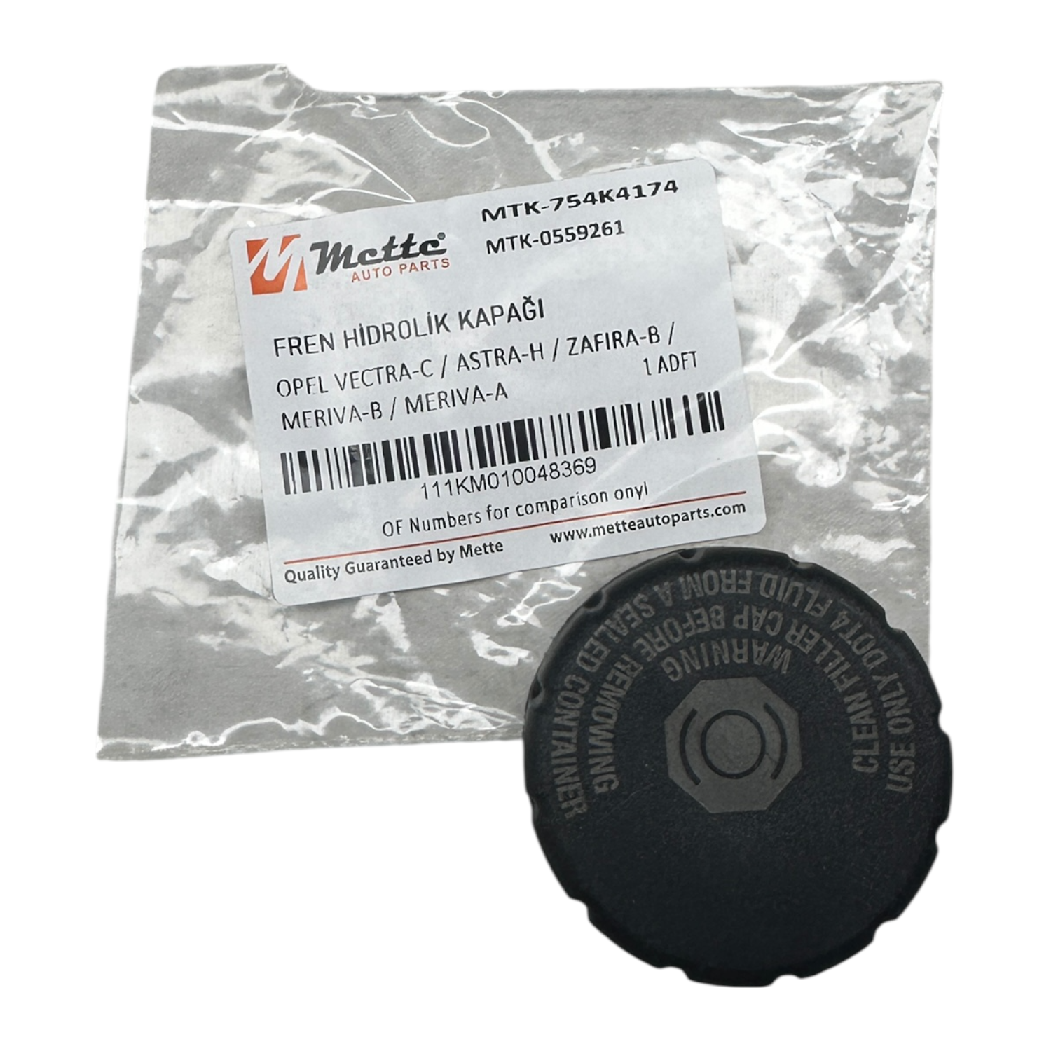 Opel Astra H Fren Hidrolik Kapağı Mette Marka 754K4174