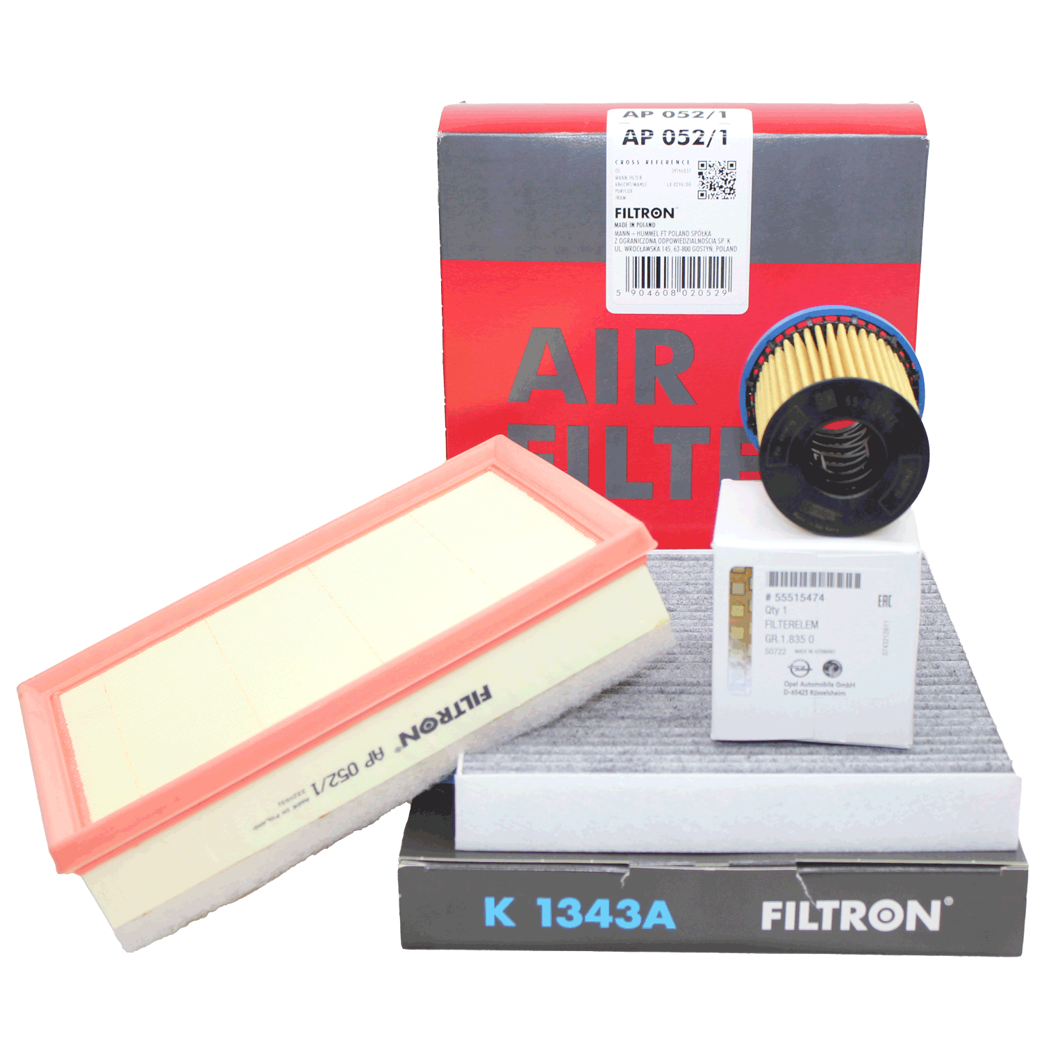 Opel Astra K 1.5 Dizel Bakım Filtre Seti Filtron Marka