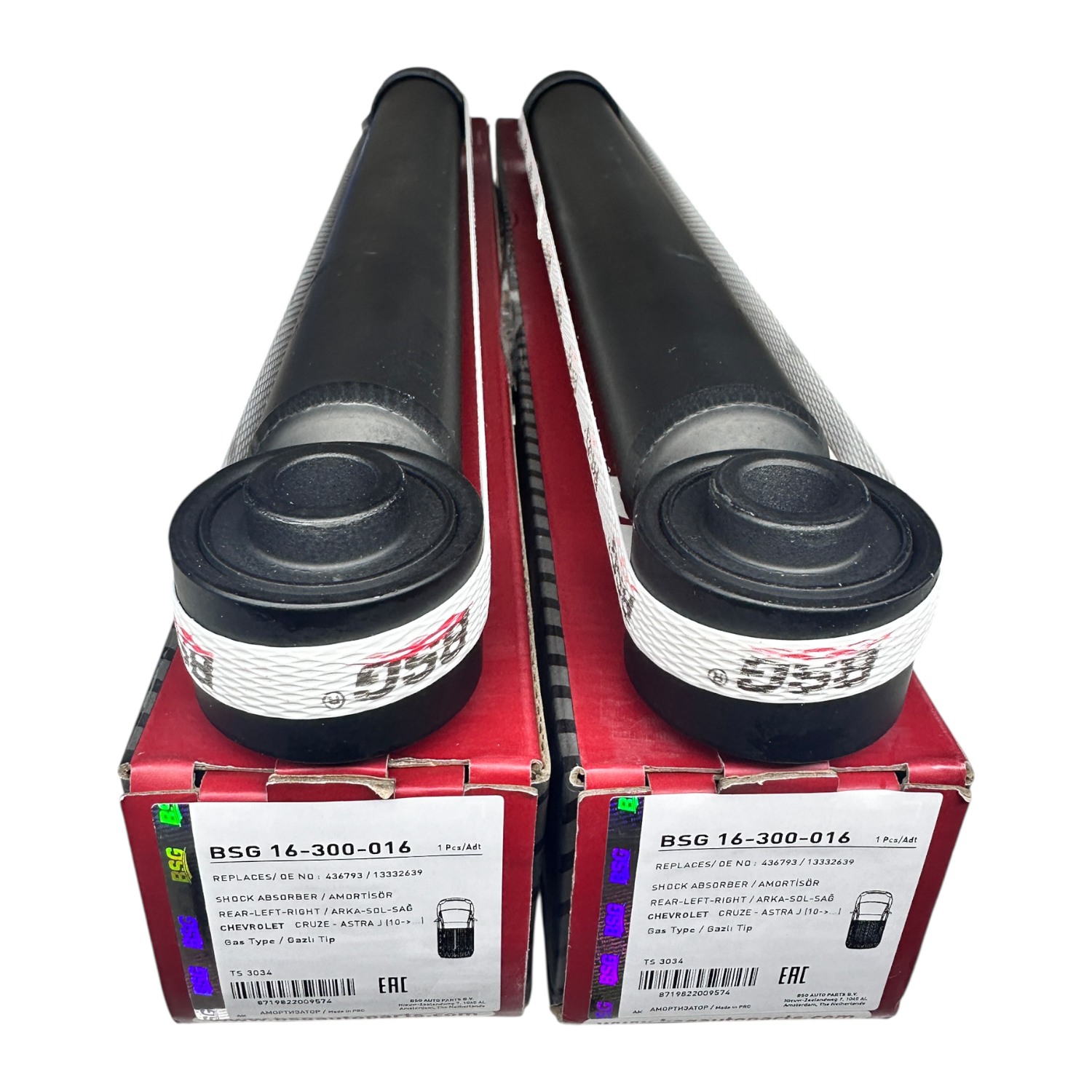Opel Astra J Arka Amortisör Takımı Bsg Marka 16-300-016