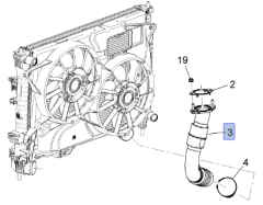 Chevrolet Captiva C 140 Turbo Hortumu İbraş Marka 21711
