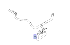 Opel Corsa D 1.2-1.4 Benzinli Motor Kalorifer Su Çıkış Borusu İbraş Marka 21224