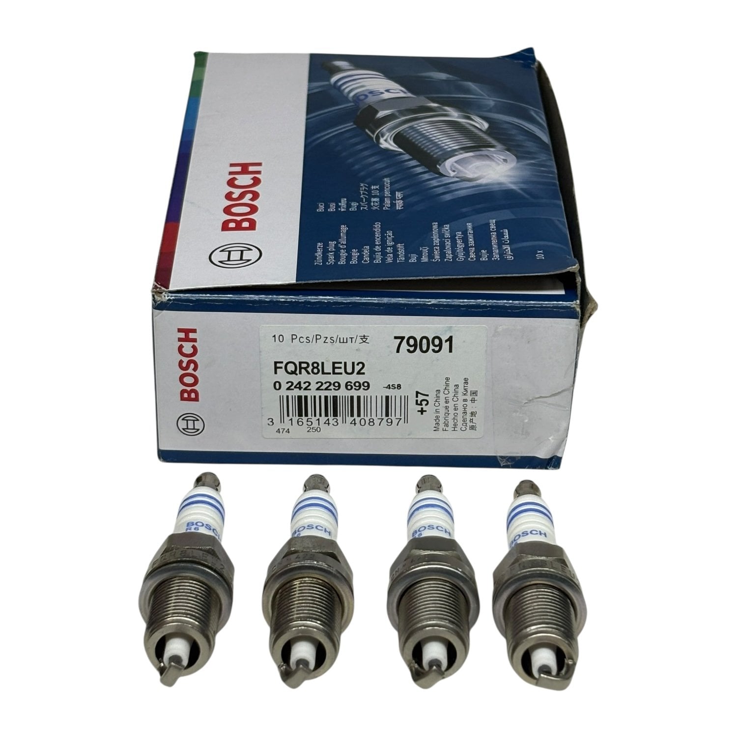 Opel Corsa D 1.0-1.2-1.4 Benzinli Motor Ateşleme Buji Takımı Bosch Marka 0242229699