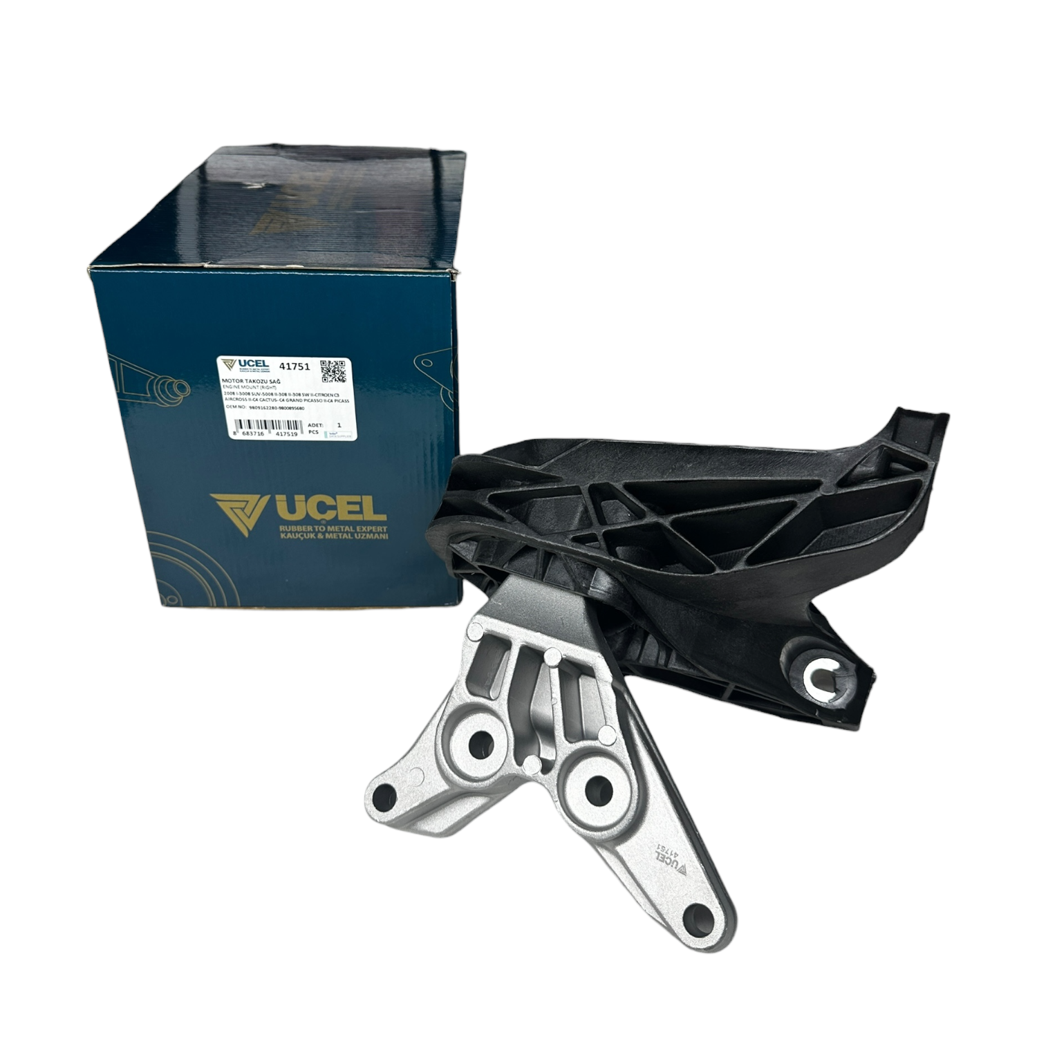Peugeot Rifter Ön Motor Takozu Sağ Ucel Marka 41751