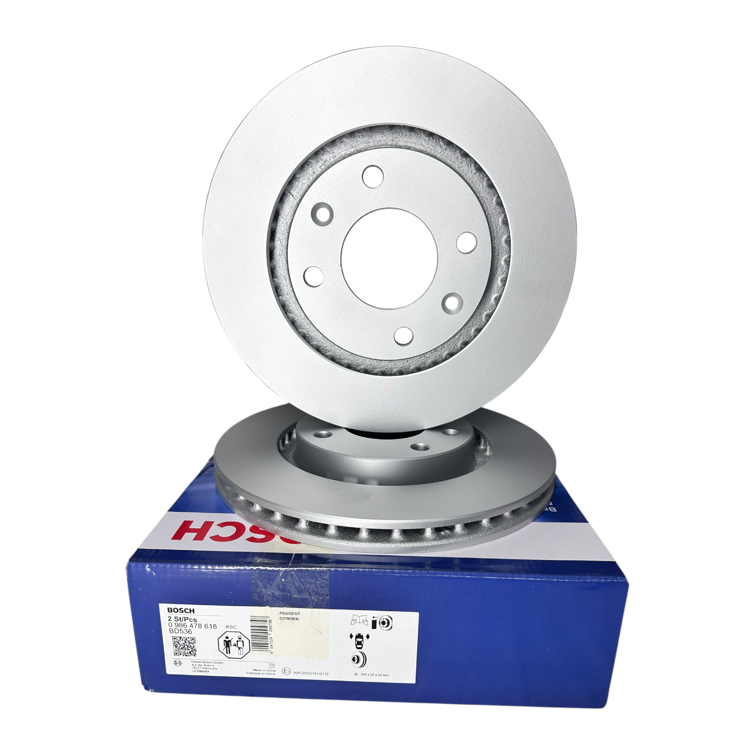 Opel Crossland X 14/15 İnç Ön Fren Diski Bosch Marka 0986478618