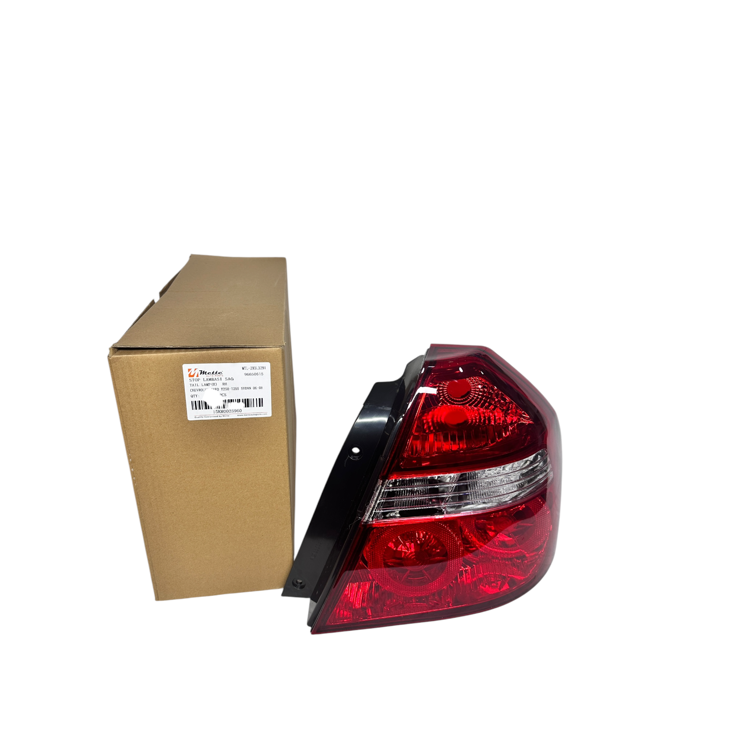 Chevrolet Aveo Sedan Sağ Stop Lambası Mette Marka 293L3291