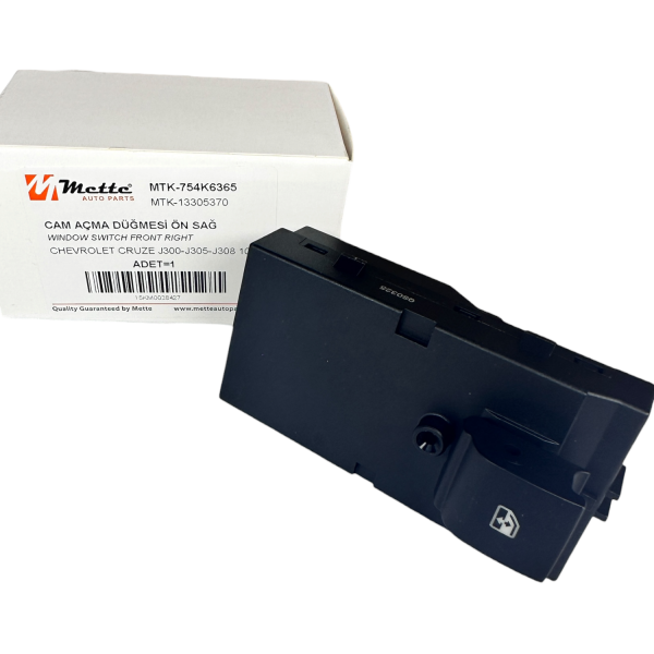Chevrolet Cruze Ön Kapı Cam Açma Düğmesi Sağ  Mette Marka 754K6365