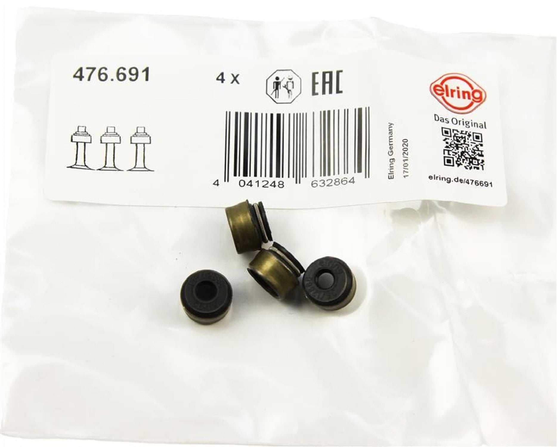 Opel Corsa D 1.2/1.4 Benzinli Motor Subap Lastiği Elrıng Marka ELR-476.691