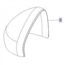 Opel Crossland X Ayna Kapağı Astarlı Sağ Psa Marka 98111712KT