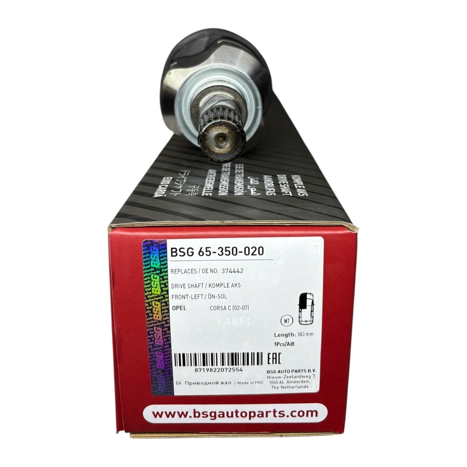 Opel Combo C 1.3-1.4-1.6-1.7 Dizel Motor Ön Sol Aks Bsg Marka 65-350-020