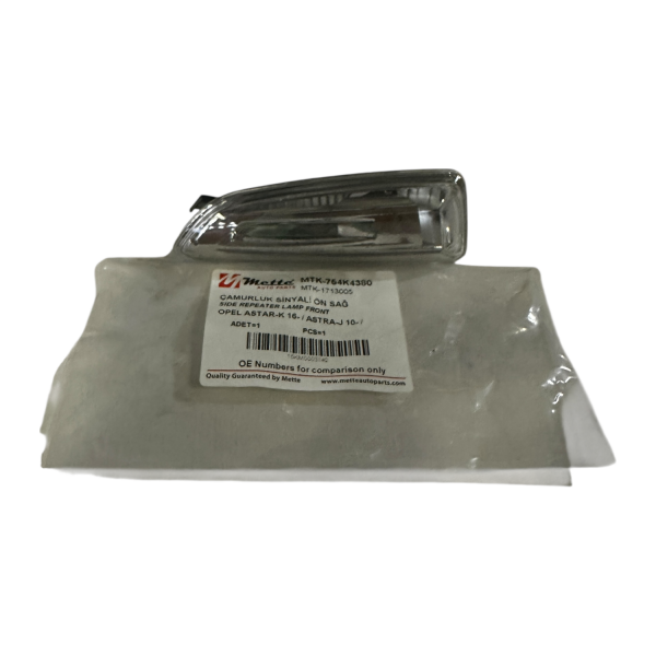 Opel Crossland X Sağ Çamurluk Sinyali Mette Marka 754K4380