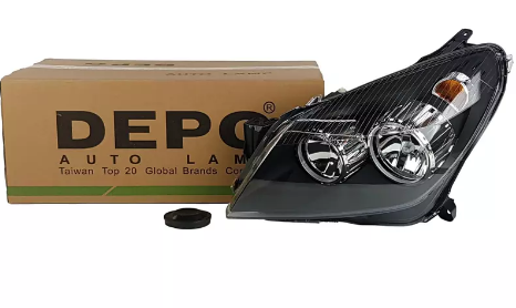 Opel Astra H Far Sol Siyah Zeminli Depo Marka