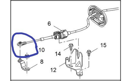 Opel İnsignia A Vites Tel Uç Klipsi (Otomatik Şanzuman) Mette Marka 835N5084