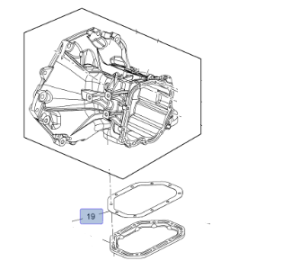 Opel Corsa B F17 Şanzıman Alt Kapak Contası Topran Marka 206470346